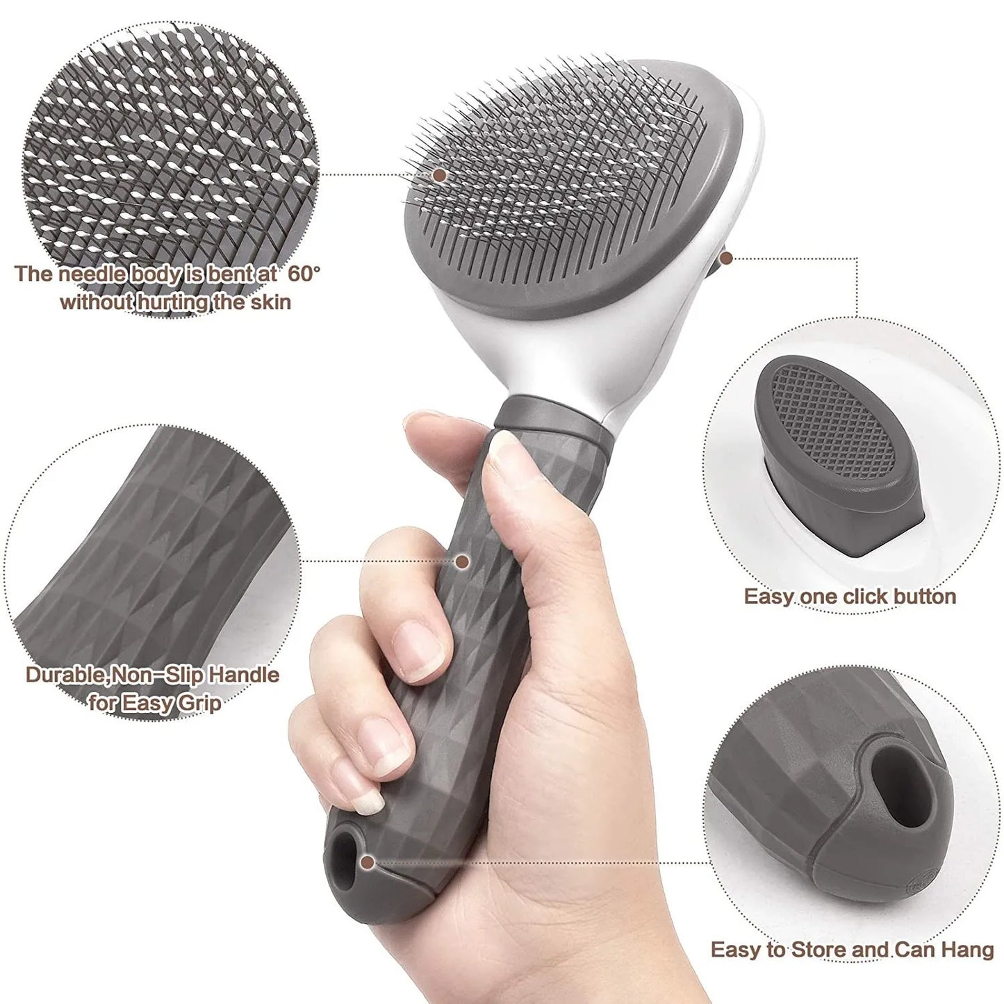 Self-Cleaning Pet Brush