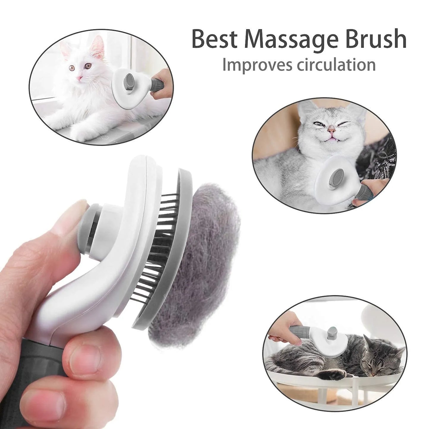 Self-Cleaning Pet Brush